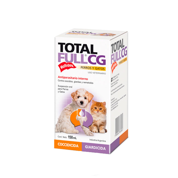 Antiparasitario Perro y Gato Total F CG Suspension  15 mL |Medicamentos perros y gatos|Marcapet