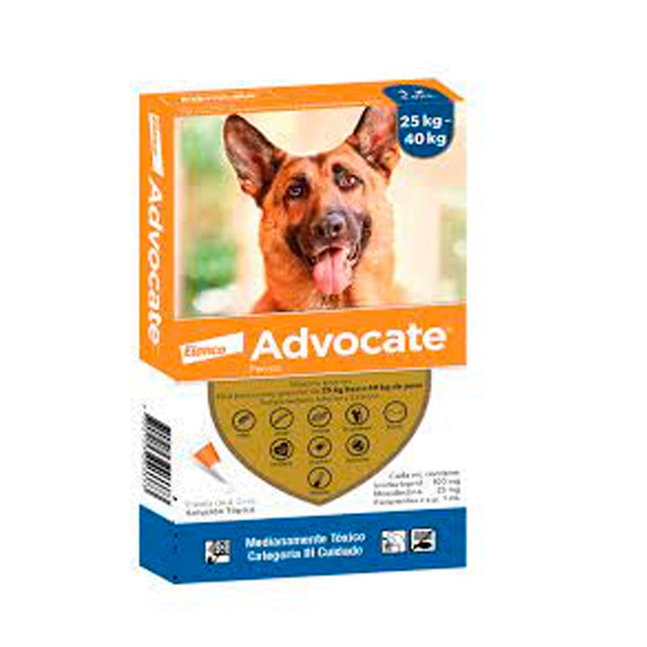 Antiparasitario Advocate Para Perro 25 a 40 Kg 4.0 ml |Medicamentos perros y gatos|Marcapet