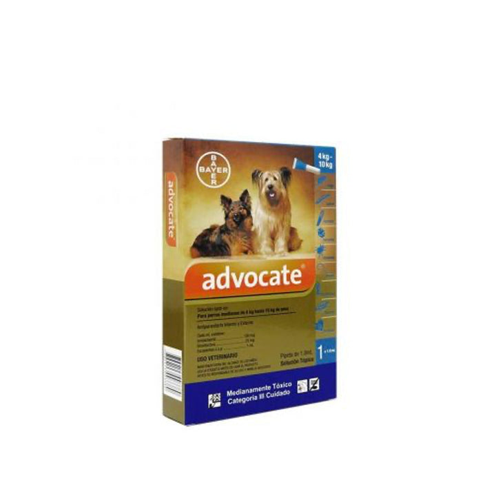 Antiparasitario Advocate Para Perro 4 a 10 Kg |Medicamentos perros y gatos|Marcapet