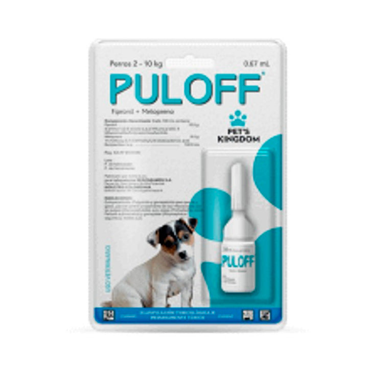 Antiparasitario Puloff Para Perro y Gato 2-10Kg|Medicamentos perros y gatos|Marcapet