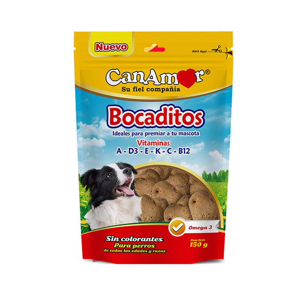 Bocaditos canamor 150gr | Snacks | Marcapet pet