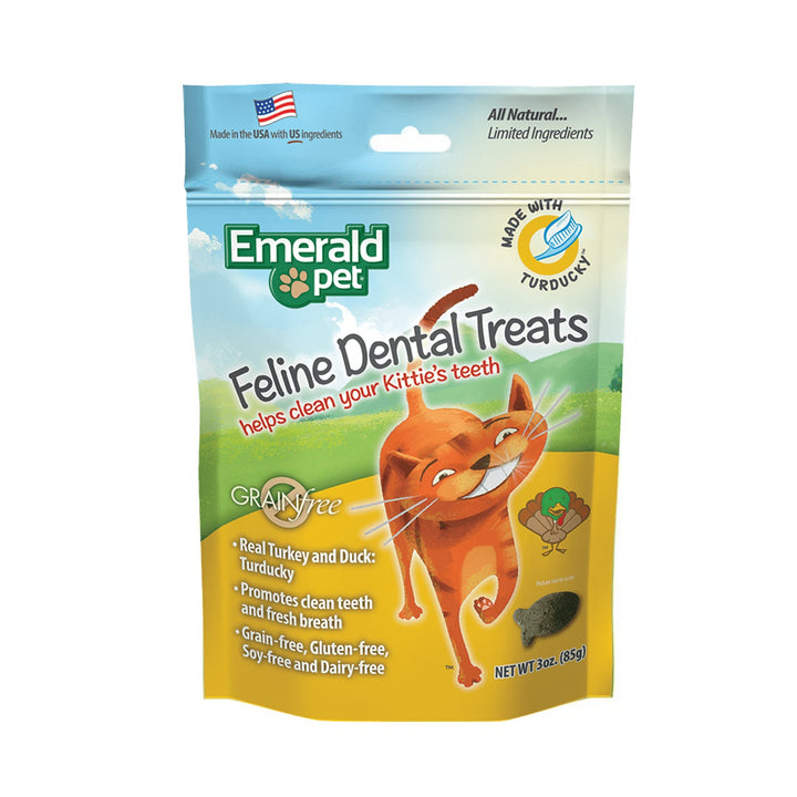 Dental pavo pato esmerald pet cat snack 85gr | Snacks | Marcapet pet