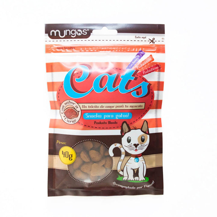 Cats carne mungos 40gr | Snacks | Marcapet pet