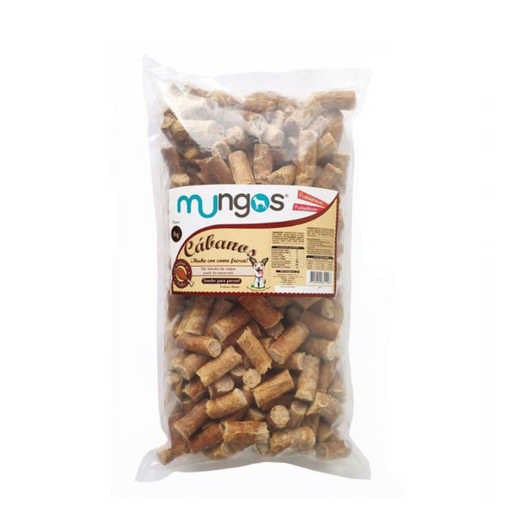 Cabanos mungos sabor a pollo 1kg | Snacks | Marcapet pet