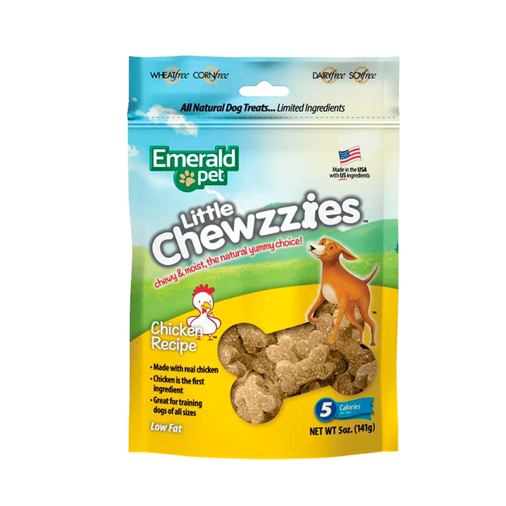 Emerald Pet Dog Snack Little Chewzzies Pollo 141gr | Snacks | Marcapet pet