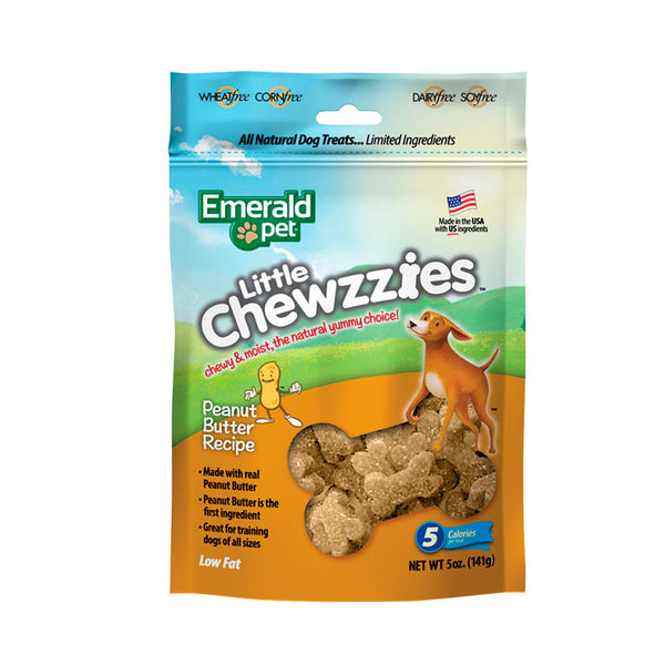 Emereal Pet Dog Snack Litte Chewzzies Peanut Butter 141gr | Snacks | Marcapet pet