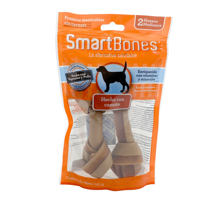 Snack Para Perro Smartbones Camote 2 Huesos Medianos 141gr | Snacks | Marcapet pet